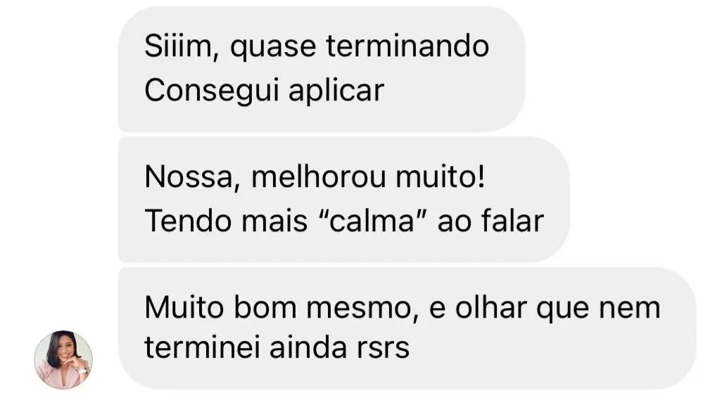 Depoimento de aluno 1